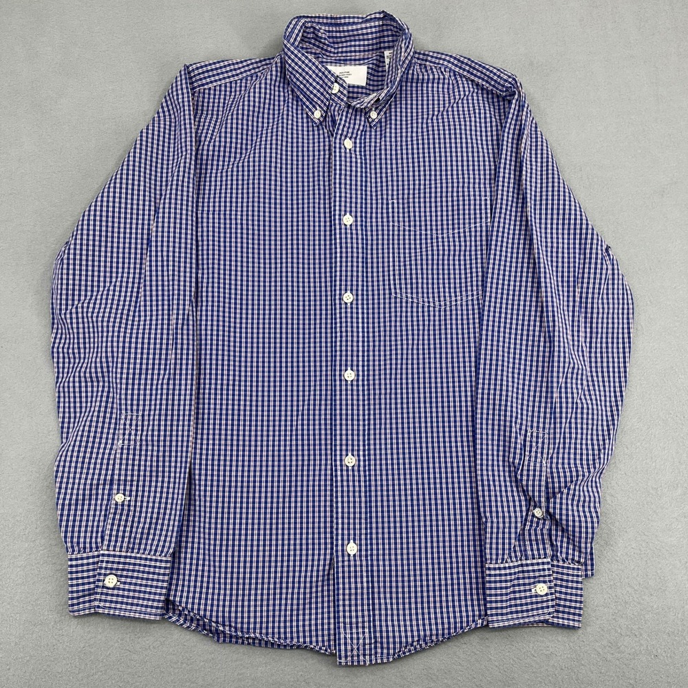 Jack Spade Bleecker Street‎ Mens Blue Red Checkered Button Down Shirt Size M